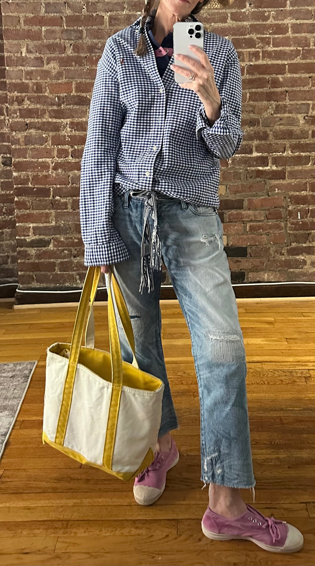 Vintage 1990s L.L. Bean tote w/zip top