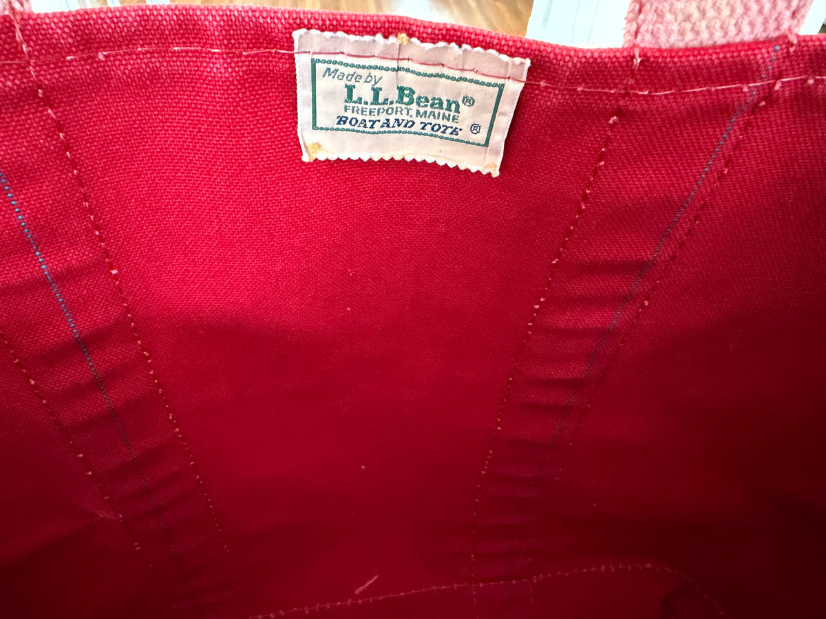 Rare Vintage L.L. Bean 1980s Boat and Tote