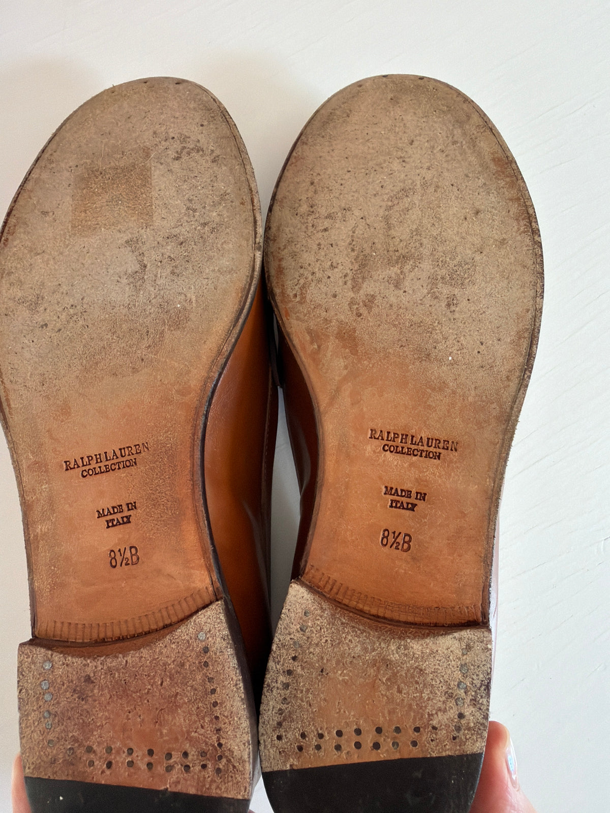 Vintage Ralph Lauren Collection Leather Penny Loafers