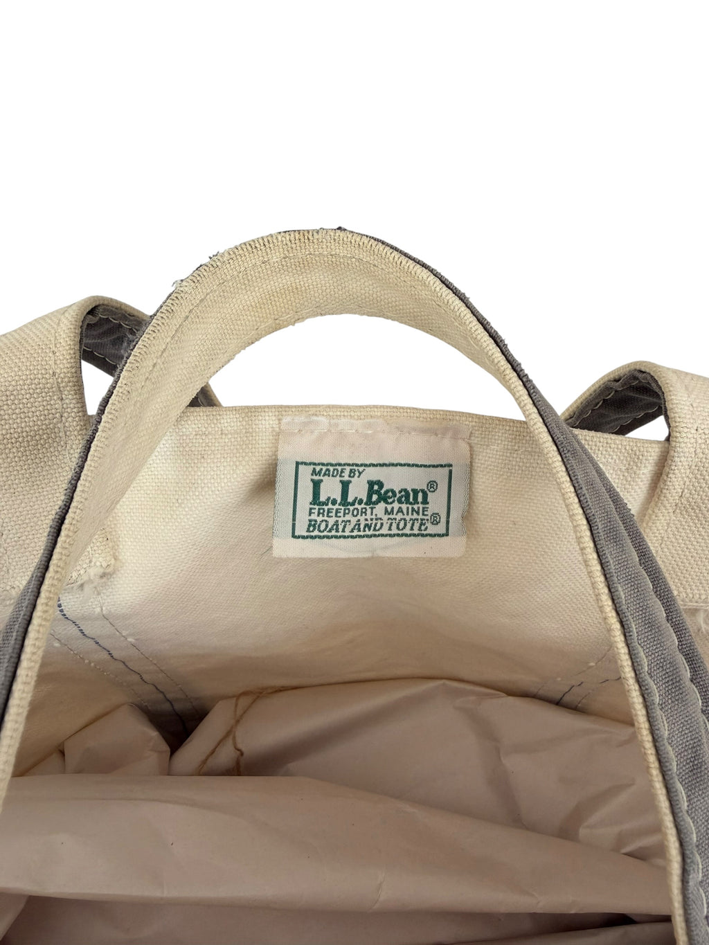 Vintage 1980s L.L. Bean boat and tote