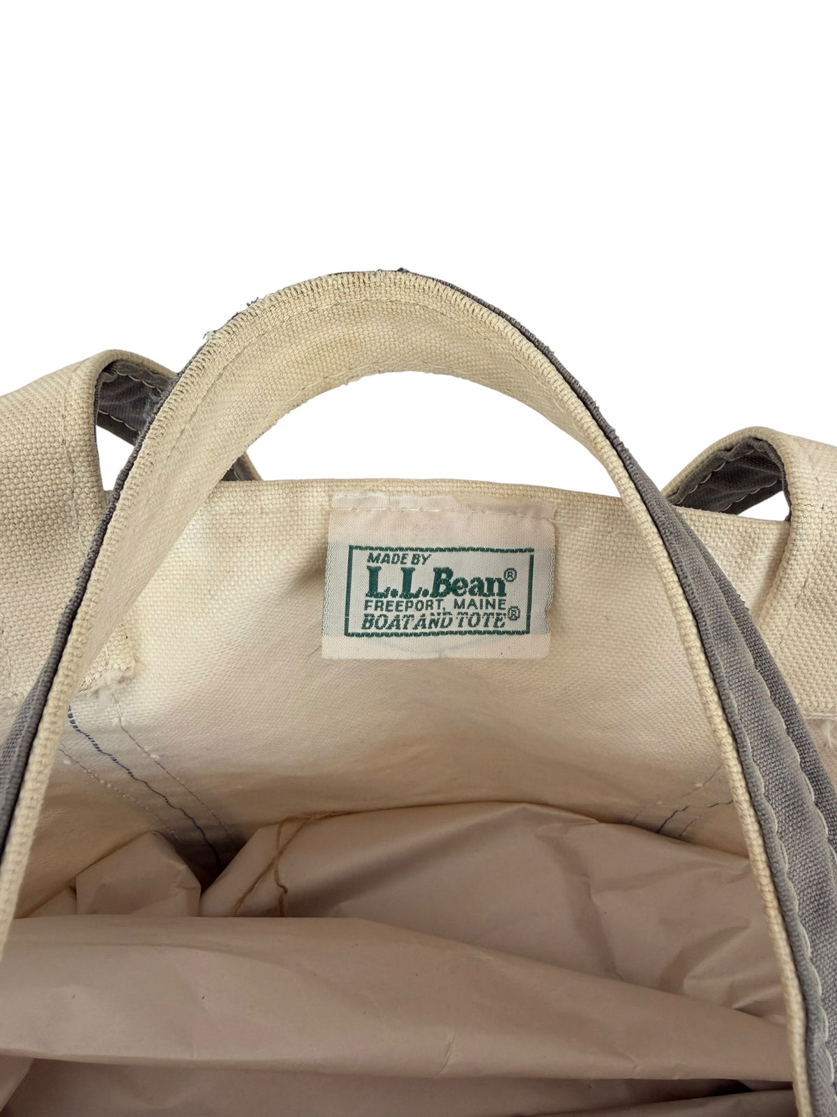 Vintage 1980s L.L. Bean boat and tote