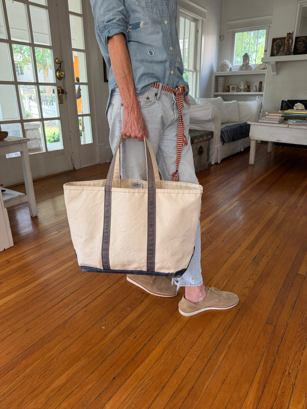 Vintage 1980s L.L. Bean boat and tote