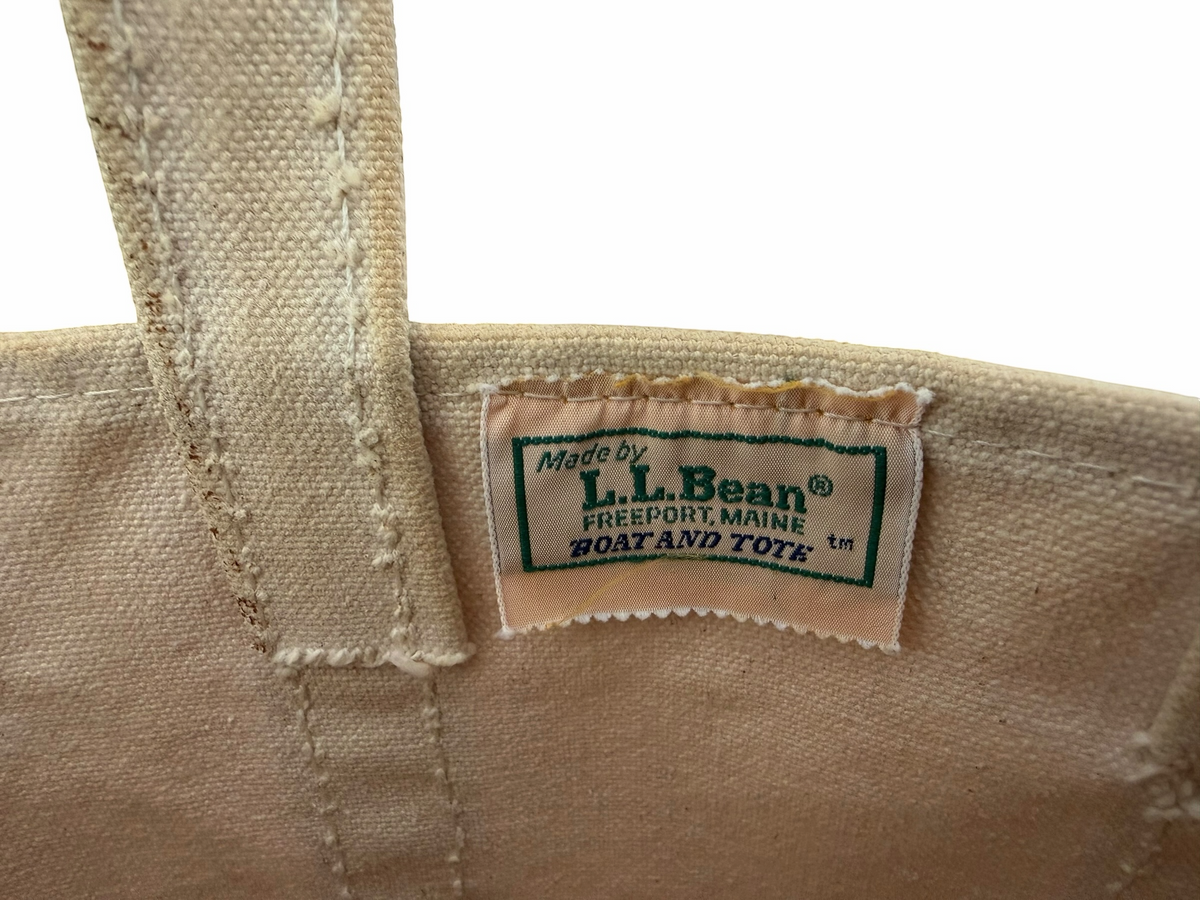 Vintage 1970s L.L. Bean boat and tote